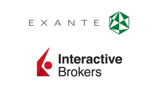 Exante i Interactive Brokers logo