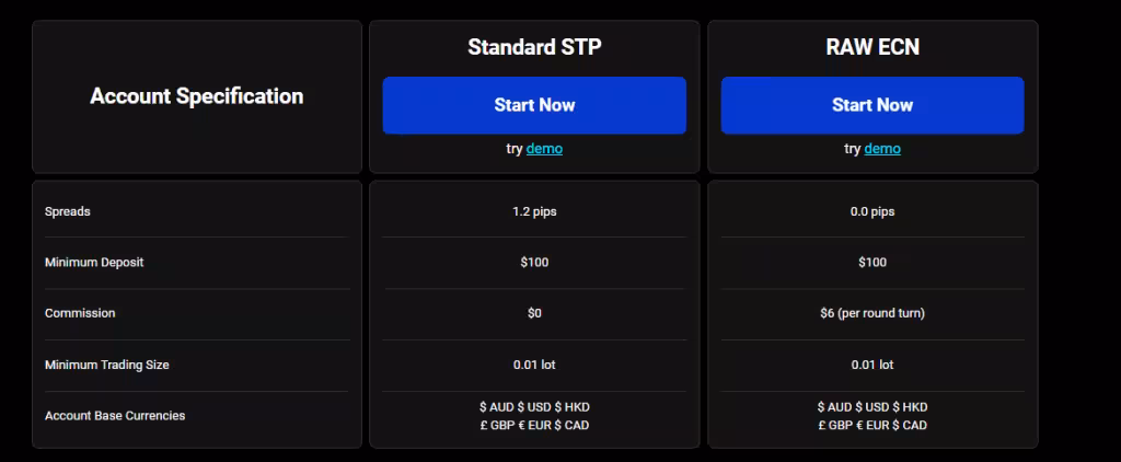 Rodzaje Kont VT Markets